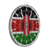 Jambo Kenyan Flag Dartbord (Voorkant Links)