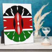 Jambo Kenyan Flag Fotoplaat (Zijkant)