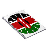 Jambo Kenyan Flag Notitieboek (Rechterzijde)