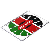 Jambo Kenyan Flag Notitieboek (Linkerzijde)