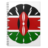 Jambo Kenyan Flag Notitieboek (Voorkant)