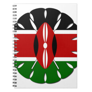 Jambo Kenyan Flag Notitieboek