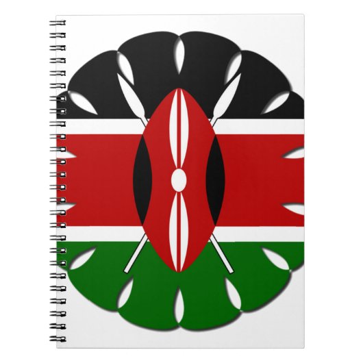 Jambo Kenyan Flag Notitieboek (Voorkant)