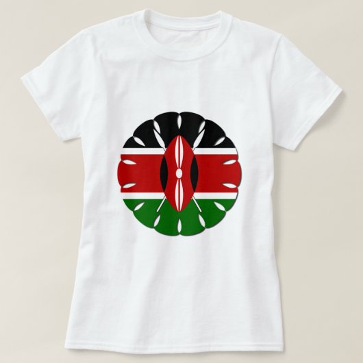 Jambo Kenyan Flag T-shirt (Design voorkant)