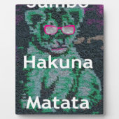 Jambo lion cub hakuna matata fotoplaat (Voorkant)