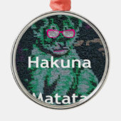 Jambo lion cub hakuna matata metalen ornament (Voorkant)