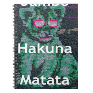 Jambo lion cub hakuna matata notitieboek