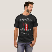 Jambo Matata Mingi Kenya Hakuna Matata T-shirts (Voorkant volledig)