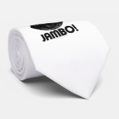 JAMBO! Swahili Greeting Stropdas (Opgerold)