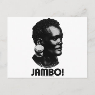 JAMBO! Swahili Groet Briefkaart