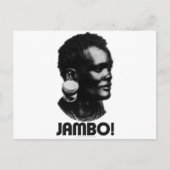 JAMBO! Swahili Groet Briefkaart (Voorkant)