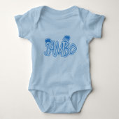Jambo swahili Hallo baby's Romper (Voorkant)