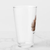 Jambo The Hairless Chimp (wijzig je eigen tekst) Glas (Rechts)