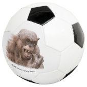 Jambo The Hairless Chimp (wijzig je eigen tekst) Voetbal (Drie kwart)