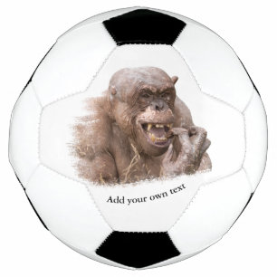 Jambo The Hairless Chimp (wijzig je eigen tekst) Voetbal