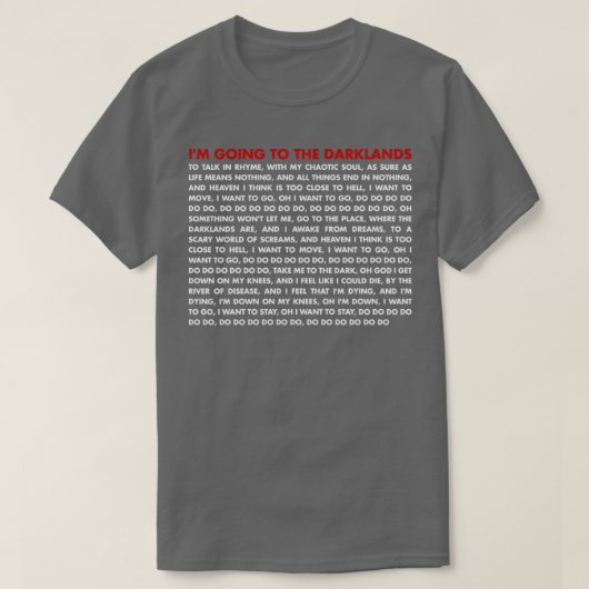 JAMC Darklands T-shirt (Design voorkant)