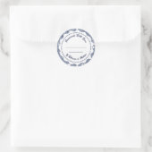 Jamconserveringslabel | Thuisgemaakte Mason-potte Ronde Sticker (Tas)