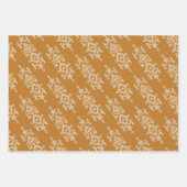 Jamdani Print Folk Pattern Inpakpapier Vel (Voorkant 2)