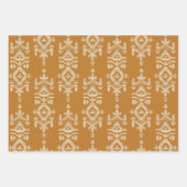 Jamdani Print Folk Pattern Inpakpapier Vel (Voorkant)