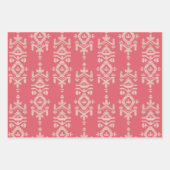 Jamdani Print Folk Pattern Inpakpapier Vel (Voorkant)