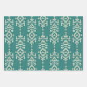 Jamdani Print Folk Pattern Inpakpapier Vel (Voorkant)