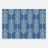 Jamdani Print Folk Pattern Inpakpapier Vel (Voorkant)