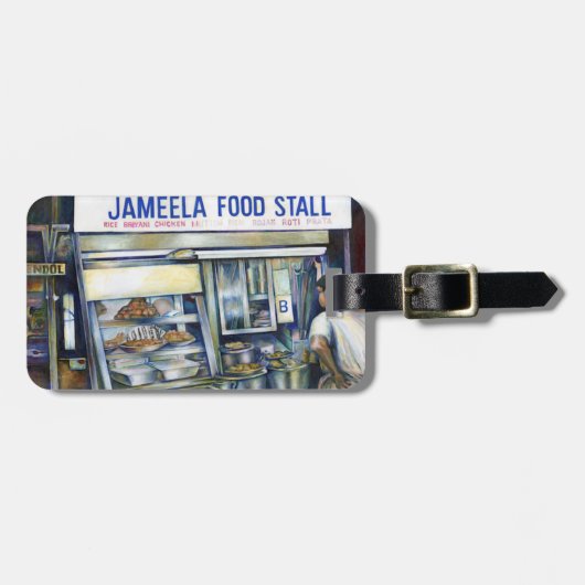 Jameela's Singapore Bagagelabel (Voorkant horizontaal)