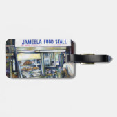 Jameela's Singapore Bagagelabel (Achterkant horizontaal)