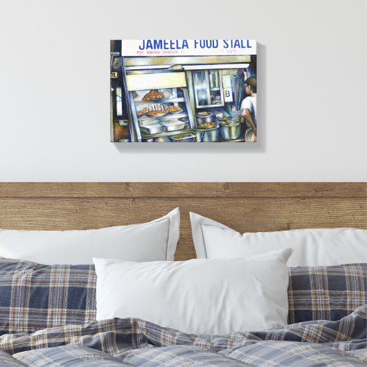 Jameela's Singapore Canvas Afdruk (Insitu (Slaapkamer))