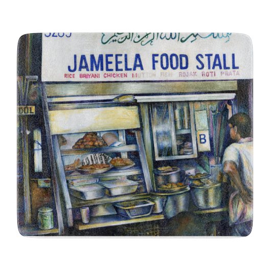 Jameela's Singapore Snijplank (Voorkant)
