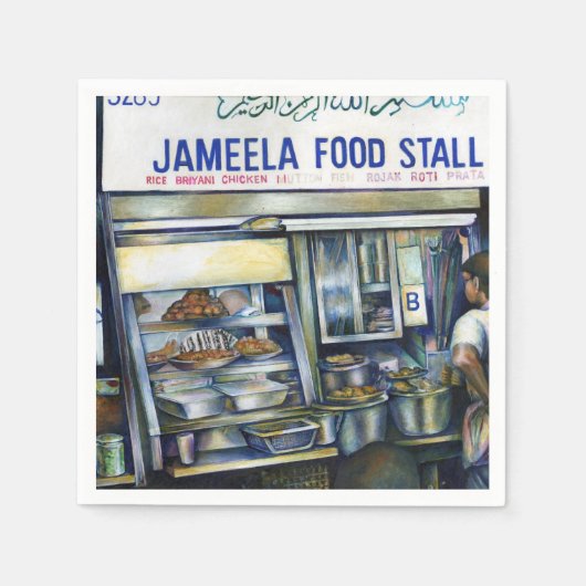 Jameelas's Singapore Servetten (Voorkant)