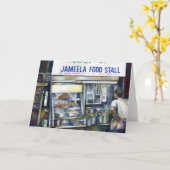 Jameelas's Singapore-Wenskaart Kaart (Gele Bloem)