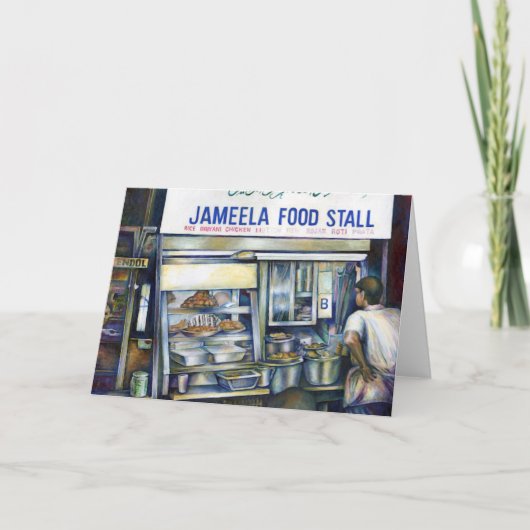 Jameelas's Singapore-Wenskaart Kaart (Voorkant)