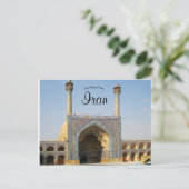 Jameh Moskee van Isfahan Iran Briefkaart (Staand voorkant)