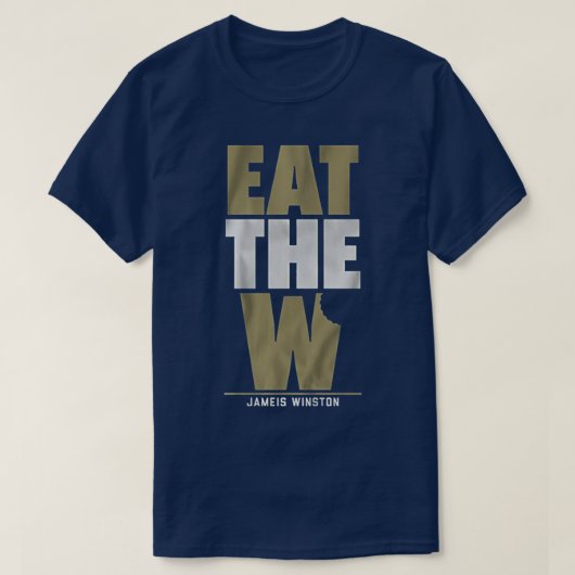 Jameis Winston eet de w T-shirt (Design voorkant)