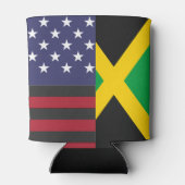 Jamerican, Jamaicaanse Amerikaanse vlag,4 juli Blikjeskoeler (Achterkant)