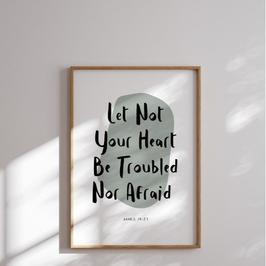 James 14:27 poster