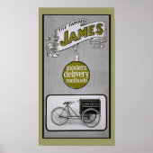  James 1913 Poster voor leveringsfiets (Voorkant)