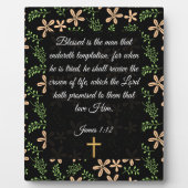 James 1:12 fotoplaat (Voorkant)