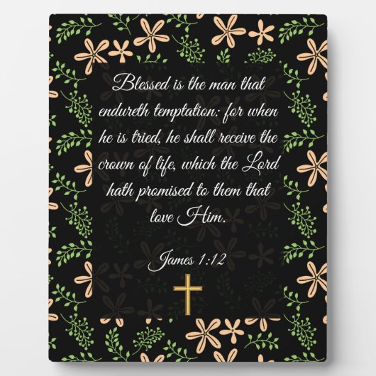 James 1:12 fotoplaat (Voorkant)