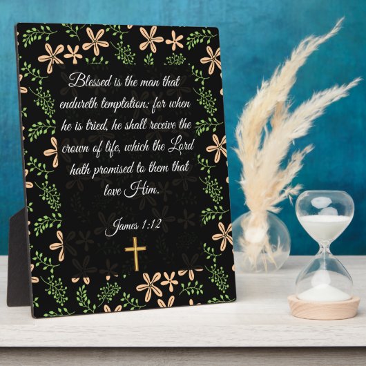 James 1:12 fotoplaat (Zijkant)