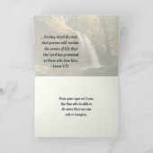 James 1:12 Gezegeld is degene die Bijbel doorzet Kaart (Binnen)