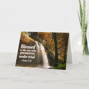 James 1:12 Gezegeld is degene die Bijbel doorzet Kaart