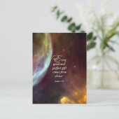 James 1:17 briefkaart (Staand voorkant)