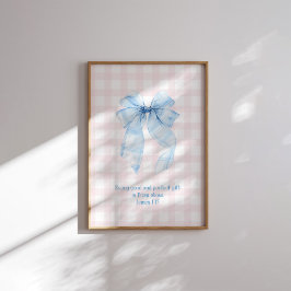 James 1:17 Elke Goede en Volmaakte Gift Blauwe Str Poster
