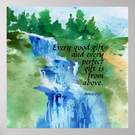 James 1:17 poster (Voorkant)
