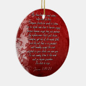 James 1:19 Scripture Gift Keramisch Ornament (Rechts)