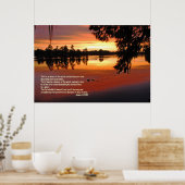 James 1:22-24 Manuscript Druk Poster (Keuken)