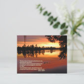 James 1:22-24 Scripture Briefkaart (Staand voorkant)