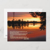 James 1:22-24 Scripture Briefkaart (Voorkant / Achterkant)